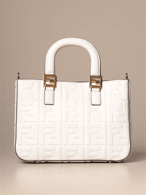 fendi white bag with ff logo|handbag logo identification.